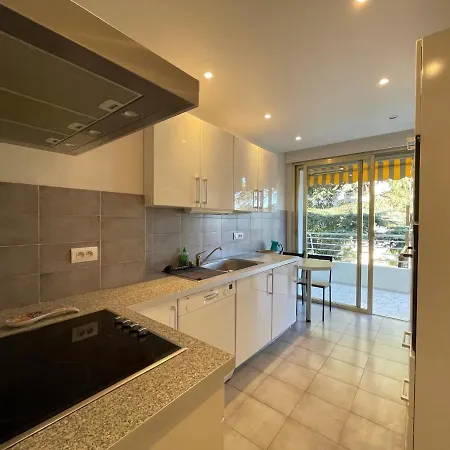 C012-Appartement Confortable Avec Piscine, Tennis Et Grand Parc Cannes Exterior photo