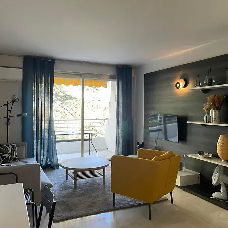 C012-Appartement Confortable Avec Piscine, Tennis Et Grand Parc Cannes Exterior photo