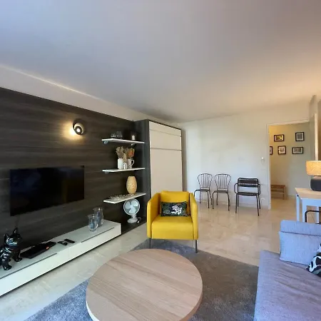 C012-Appartement Confortable Avec Piscine, Tennis Et Grand Parc Cannes Exterior photo