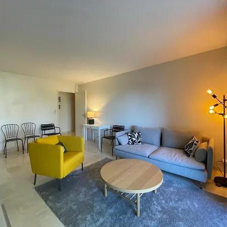C012-Appartement Confortable Avec Piscine, Tennis Et Grand Parc Cannes Exterior photo
